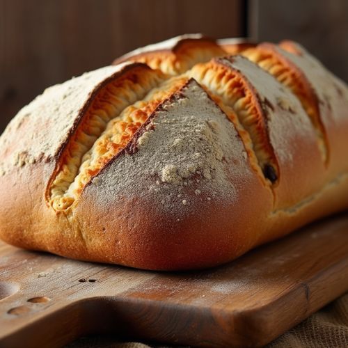 Freshly Baked Benus Cereal Bread Loaf