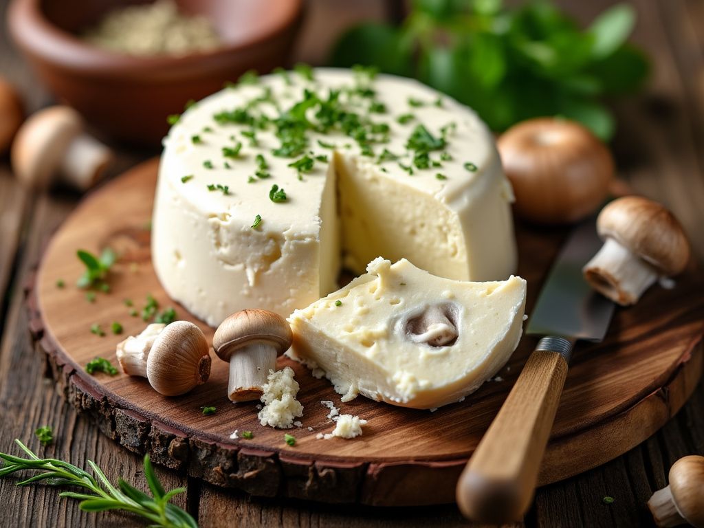 Creamy Borowik Mushroom Cheese