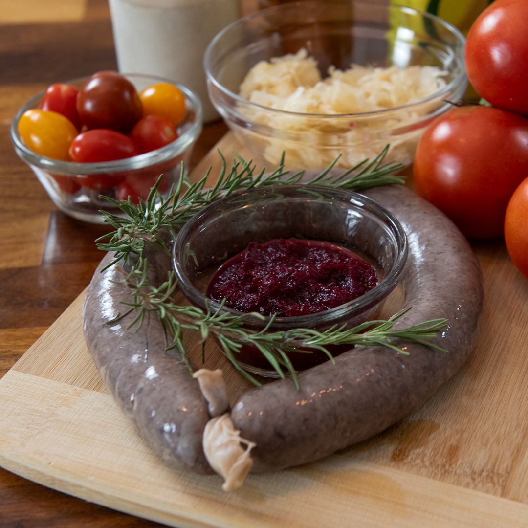 Traditional blood sausage for hearty and authentic meals