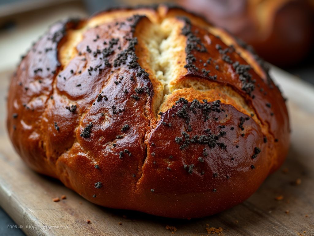 Fresh Benus Pumpernikiel Bread Loaf