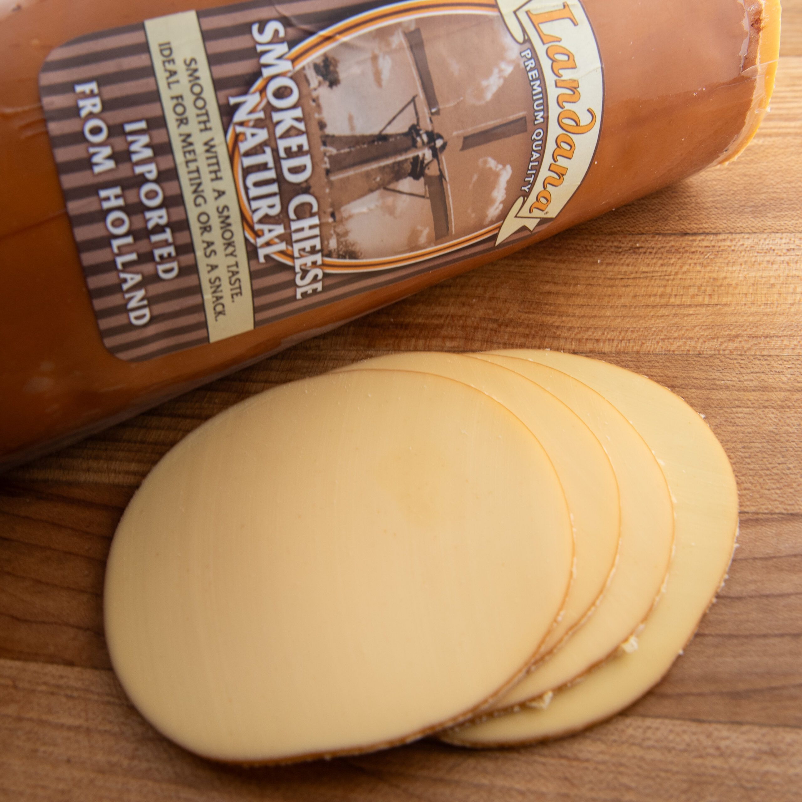 Landana Smoked Cheese from Holland with a rich smoky flavour