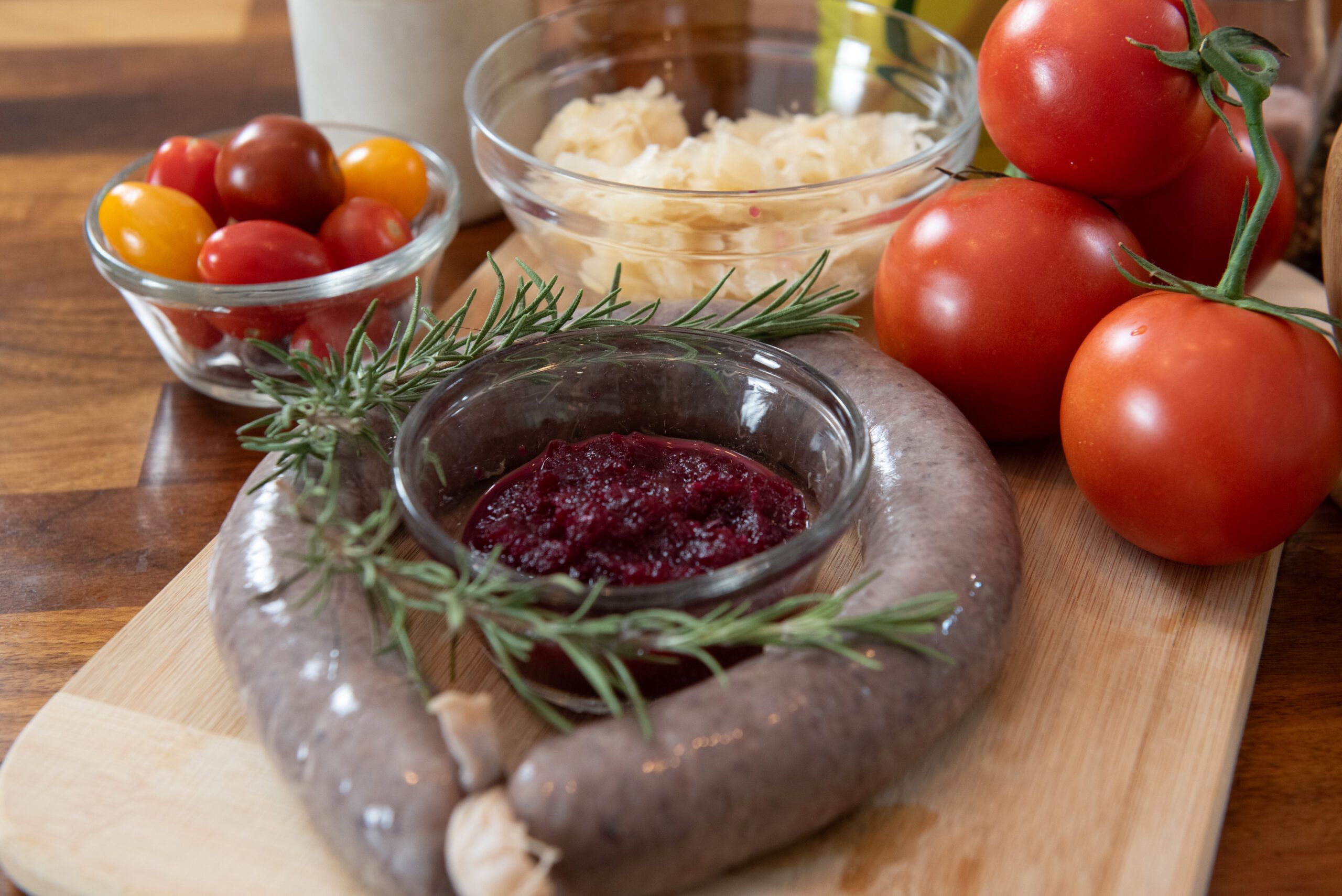 Traditional artisanal black pudding