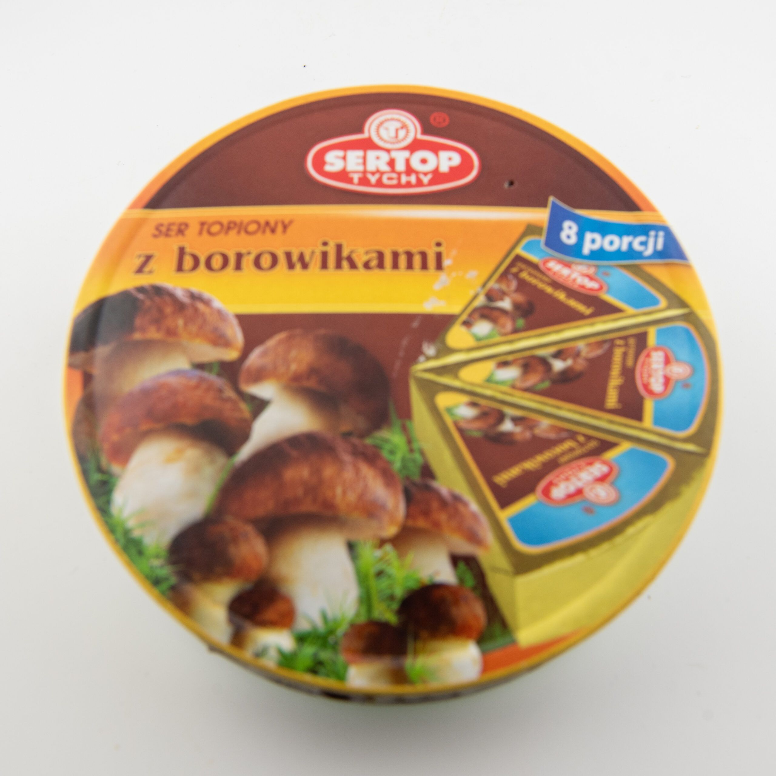 Sertop Cream Cheese with Porcini Mushrooms in 8 convenient portions