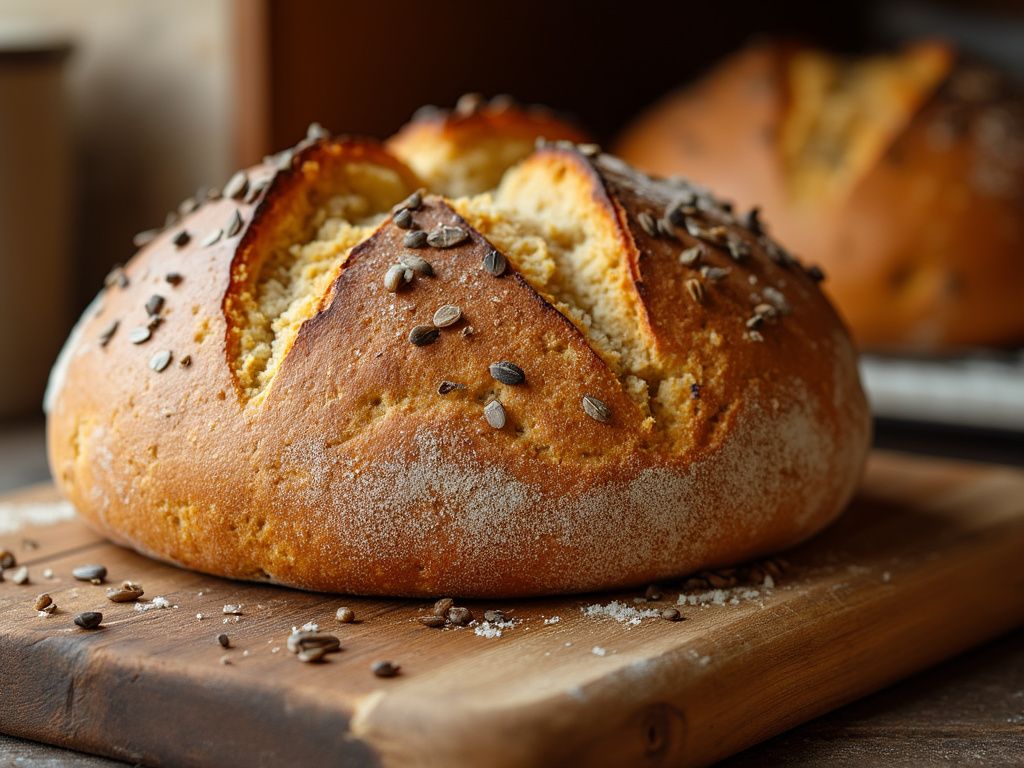Fresh Benus Sunflower Bread Loaf