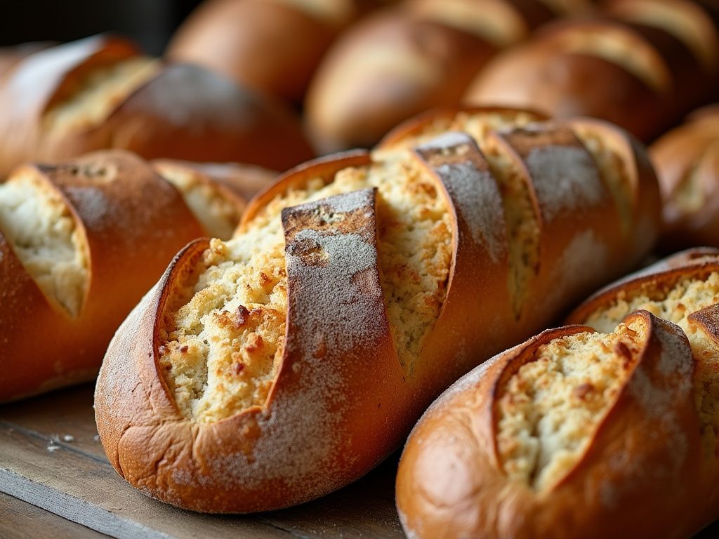 Freshly baked breads showcasing traditional Polish and Ukrainian recipes.