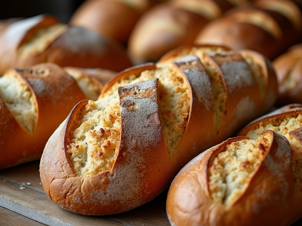 Freshly baked breads showcasing traditional Polish and Ukrainian recipes.