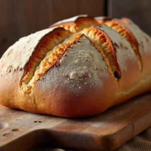 Freshly Baked Benus Cereal Bread Loaf