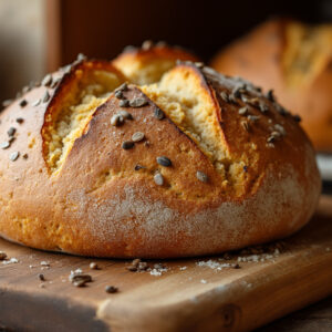 Fresh Benus Sunflower Bread Loaf