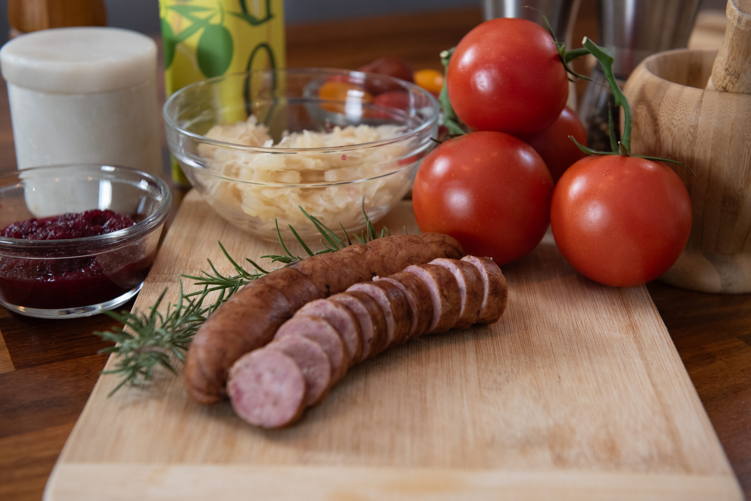 Debrecener BBQ sausage artisanal product