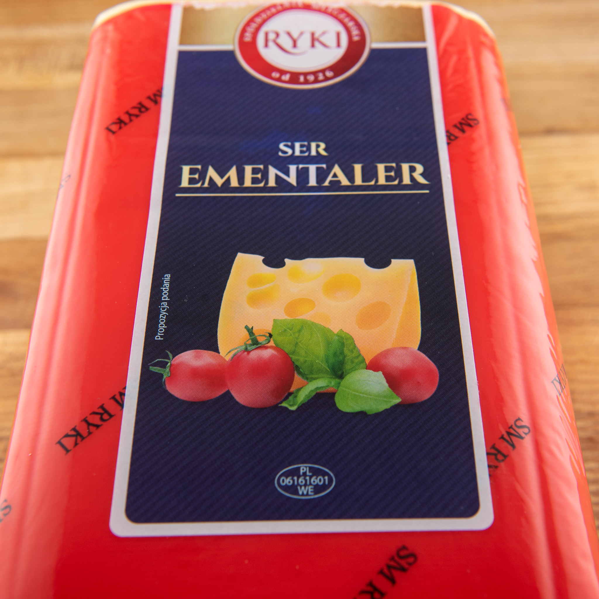Ryki Emmentaler Polish cheese SM Ryki