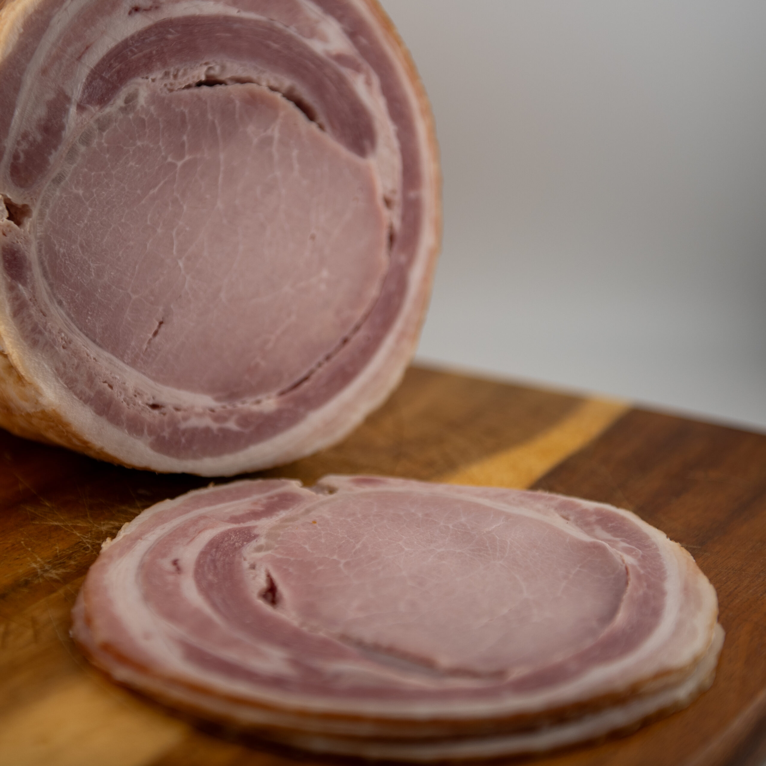 Artisan rolled bacon