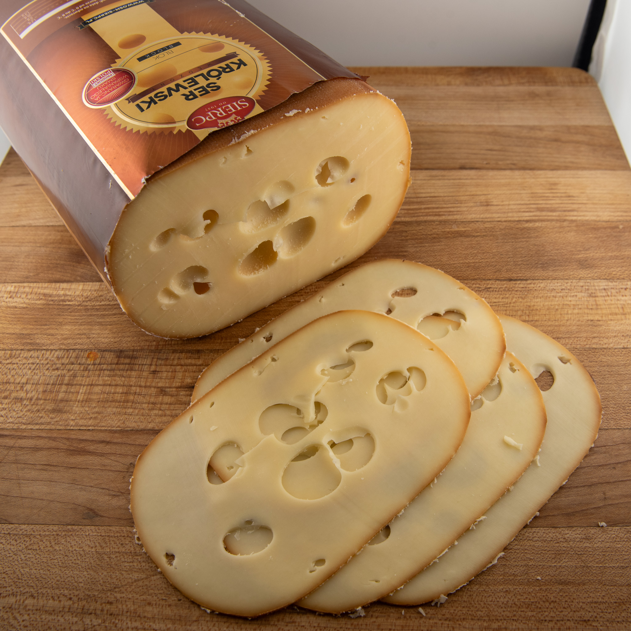 Royal smoked cheese Królewski Mlekpol