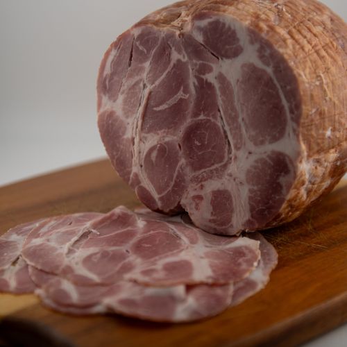 Baleron polonais tranché